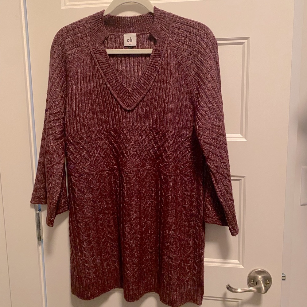 Maroon Cabi Sweater